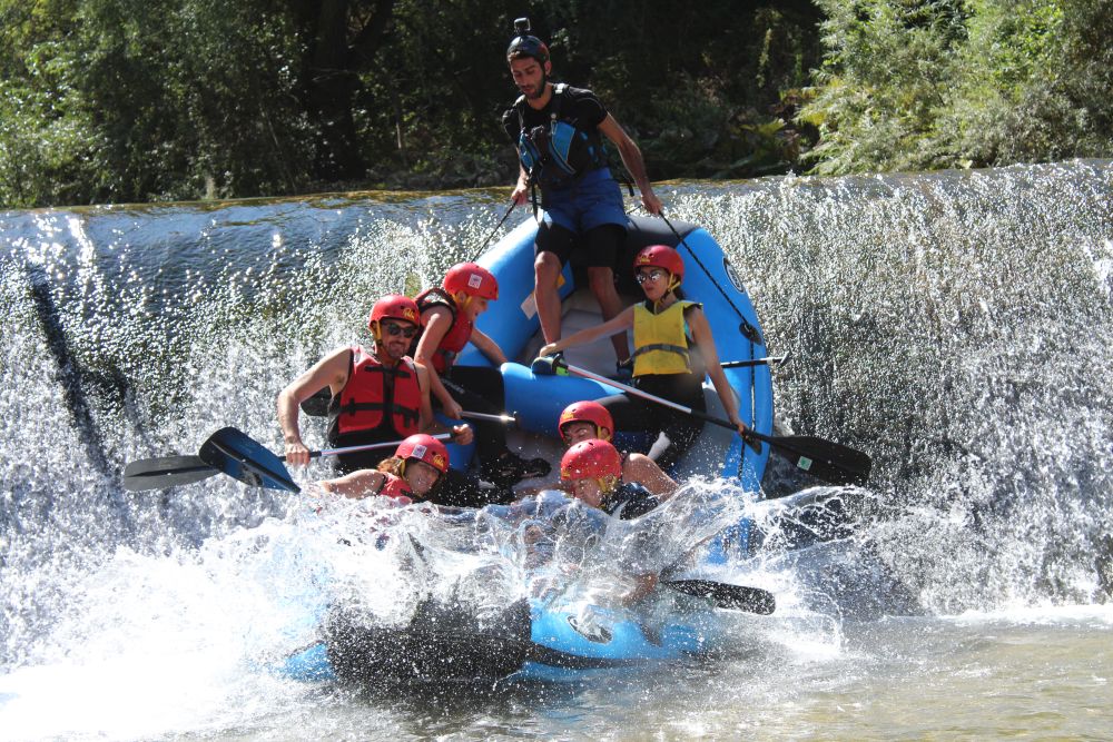 Rafting auf dem Fluss Corno in Umbrien - Italien