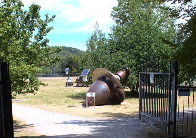 Kaplan Turbine im Industrieärchologiepark entlang Pfad 5