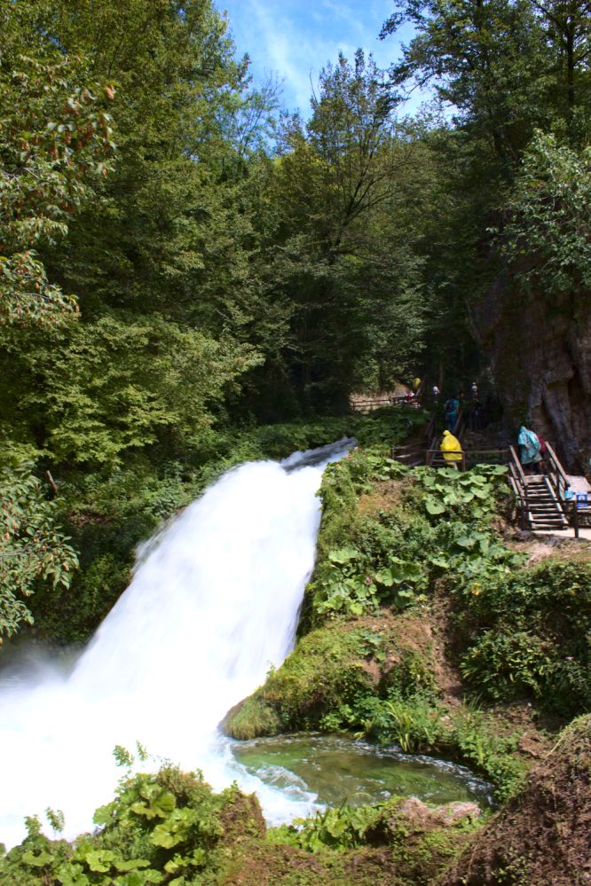 Pfad 2 im Marmore Wasserfall Wanderbereich