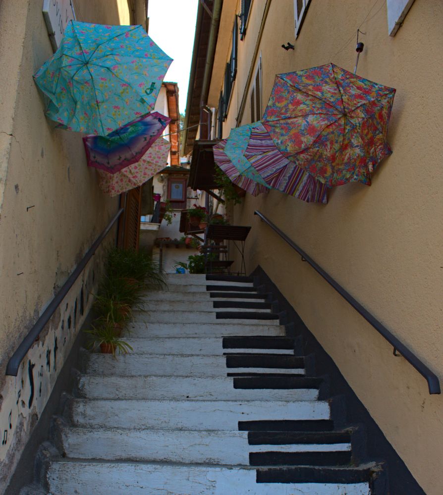 Wettbewerb der schönsten Gasse für das "Festa delle Acque" Fest